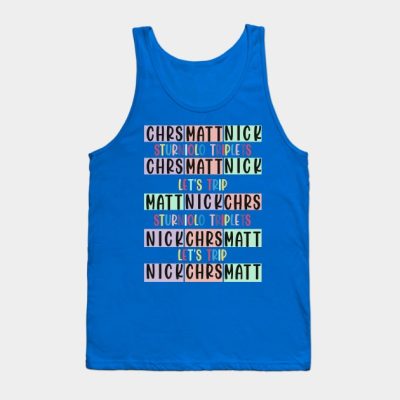 Sturniolo Triplets Lets Trip Chris Matt Nick Tank Top Official Sturniolo Triplets Merch