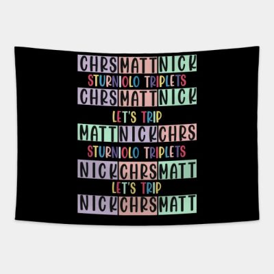 Sturniolo Triplets Lets Trip Chris Matt Nick Tapestry Official Sturniolo Triplets Merch