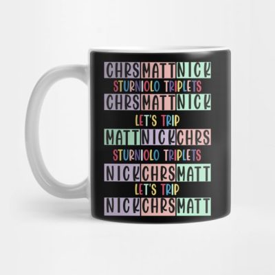 Sturniolo Triplets Lets Trip Chris Matt Nick Mug Official Sturniolo Triplets Merch