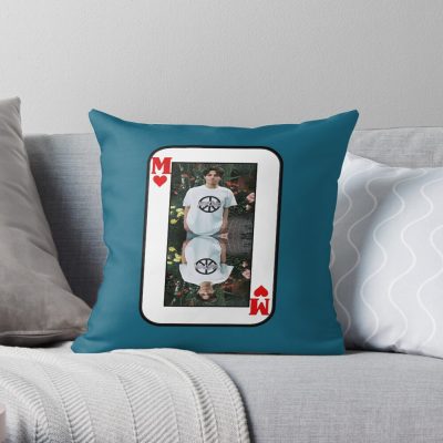 Card Of Matt Sturniolo Triplets Let_S Trip Throw Pillow Official Sturniolo Triplets Merch