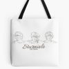 Sturniolo Triplets Line Art Tote Bag Official Cow Anime Merch