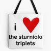 I Love The Sturniolo Triplets Tote Bag Official Cow Anime Merch