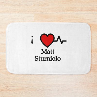 I Love Matt Sturniolo Triplets Bath Mat Official Cow Anime Merch